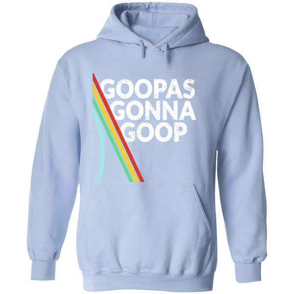 Burnt Peanut Goopas Gonna Goop Color Hoodie - Image 4
