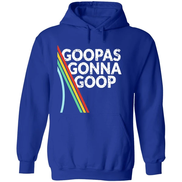 Burnt Peanut Goopas Gonna Goop Color Hoodie - Image 7