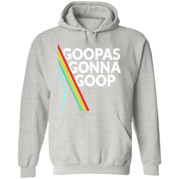 Burnt Peanut Goopas Gonna Goop Color Hoodie - Image 9