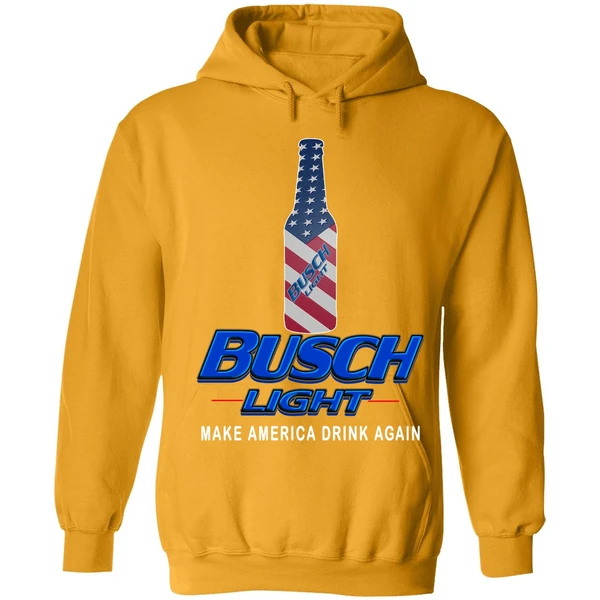 Busch Light Make America Drink Again Hoodie - Image 9