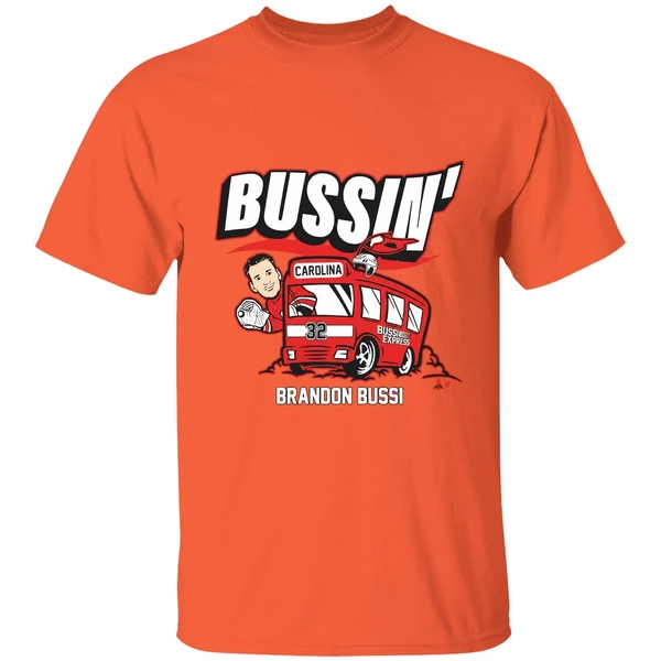 bussin brandon bussi carolina hurricanes nhl shirt orange