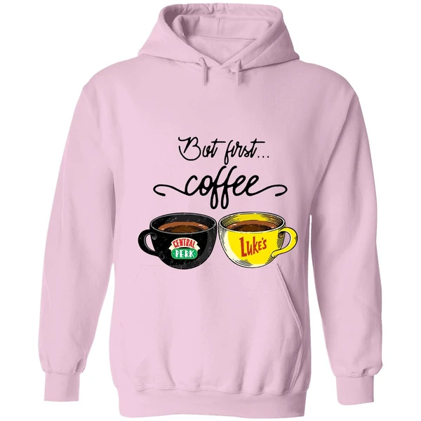 But First Coffee Central Perk Lukes Hoodie - Image 4