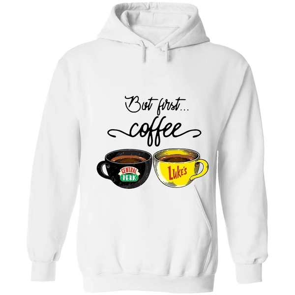 But First Coffee Central Perk Lukes Hoodie - Image 6