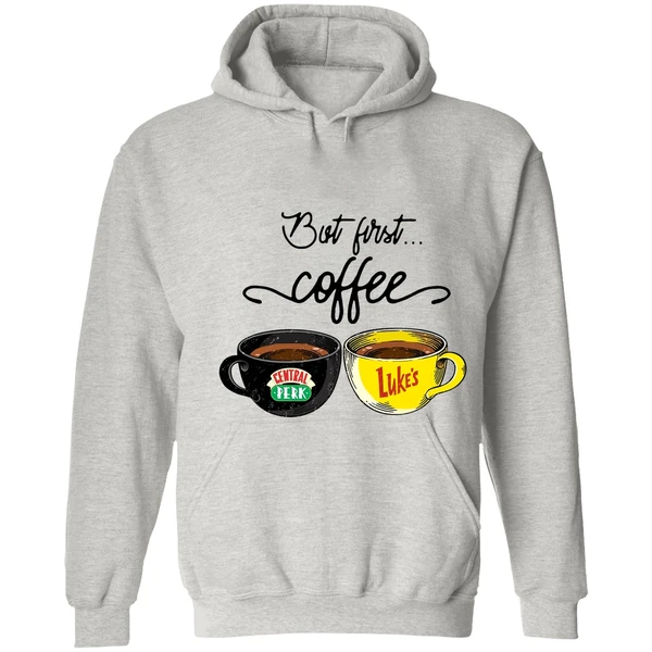 But First Coffee Central Perk Lukes Hoodie - Image 7