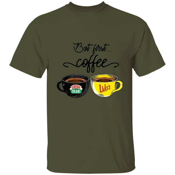 But First Coffee Central Perk Lukes Shirt - Image 3