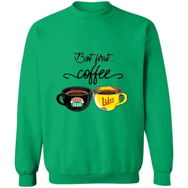 But First Coffee Central Perk Lukes Sweatshirt - Image 2