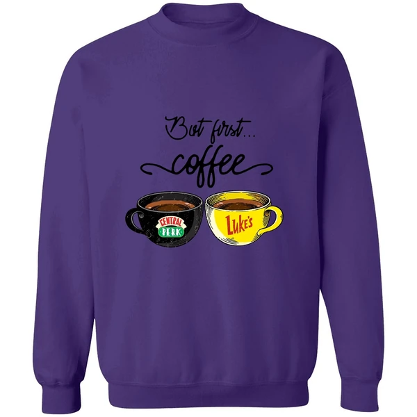 But First Coffee Central Perk Lukes Sweatshirt - Image 6