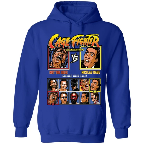 Cage Fighter Not The Bees Vs Nicolas Rage Choose Your Cage Hoodie