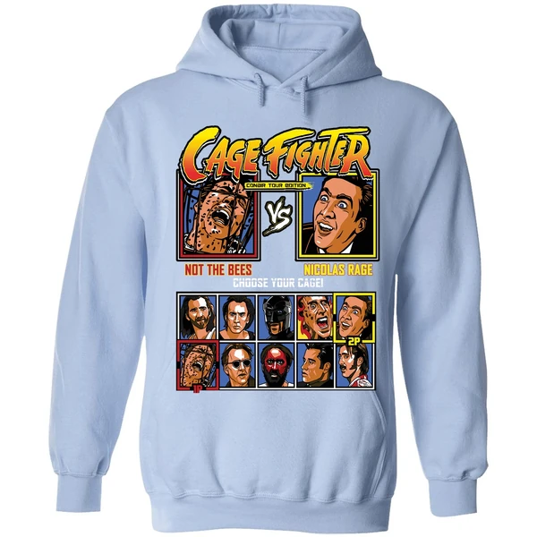 Cage Fighter Not The Bees Vs Nicolas Rage Choose Your Cage Hoodie - Image 3