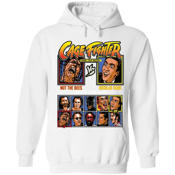 Cage Fighter Not The Bees Vs Nicolas Rage Choose Your Cage Hoodie - Image 6