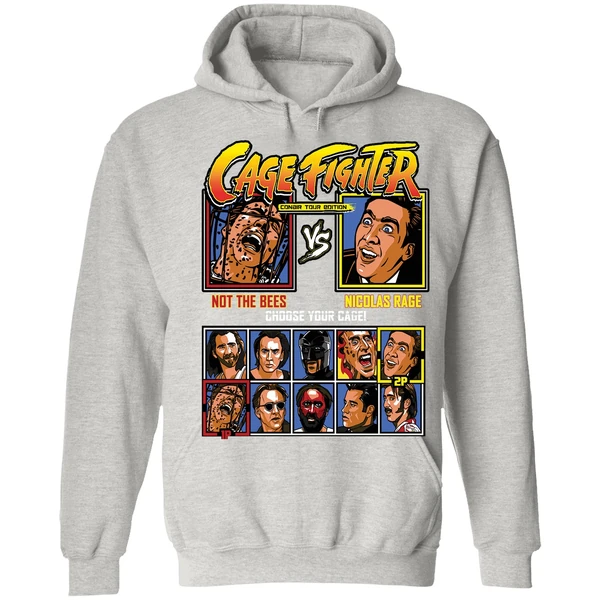 Cage Fighter Not The Bees Vs Nicolas Rage Choose Your Cage Hoodie - Image 7