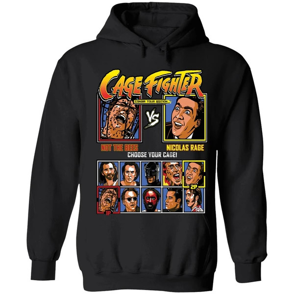 Cage Fighter Not The Bees Vs Nicolas Rage Choose Your Cage Hoodie - Image 8