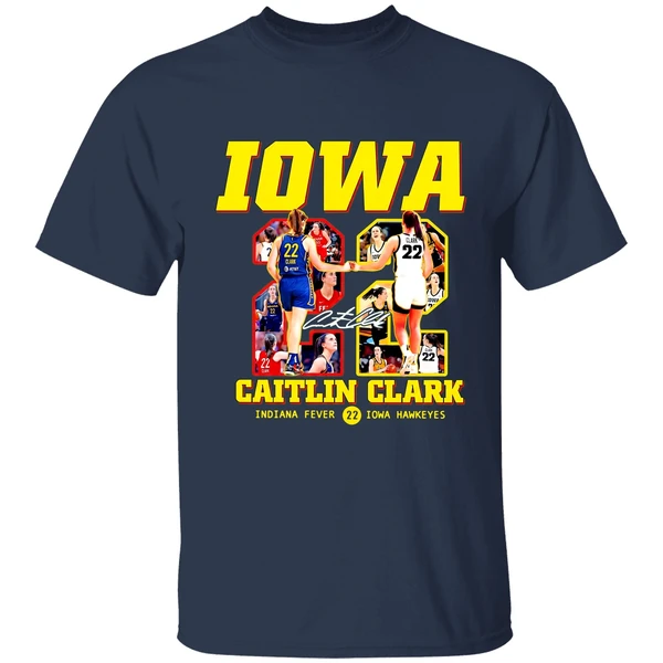 Caitlin Clark Just A Girl From Iowa Hawkeyes 22 Indiana Fever Shirt - Image 4