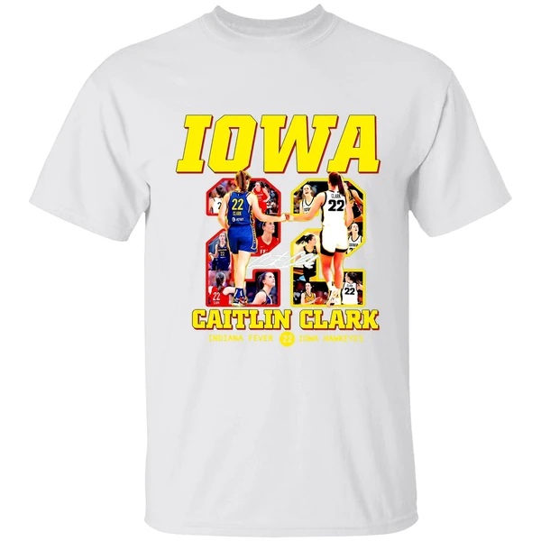 Caitlin Clark Just A Girl From Iowa Hawkeyes 22 Indiana Fever Shirt - Image 9