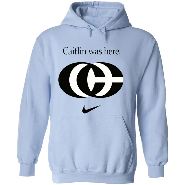 Caitlin Was Here Caitlin Clark Cc Logo Hoodie - Image 4