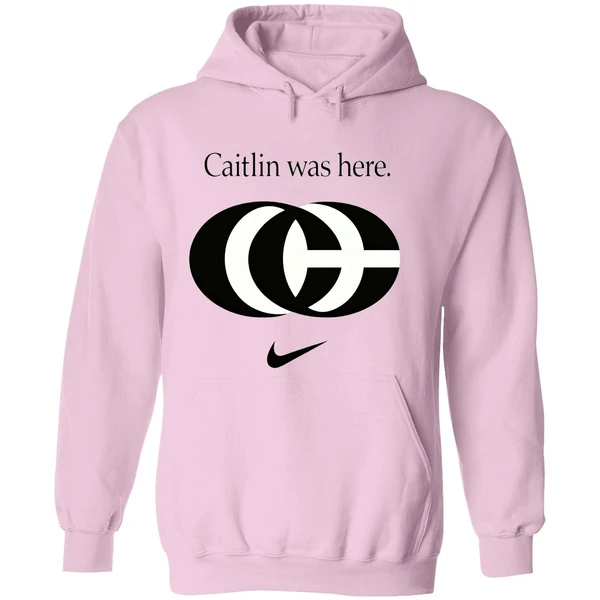 Caitlin Was Here Caitlin Clark Cc Logo Hoodie - Image 5