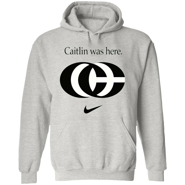 Caitlin Was Here Caitlin Clark Cc Logo Hoodie - Image 9