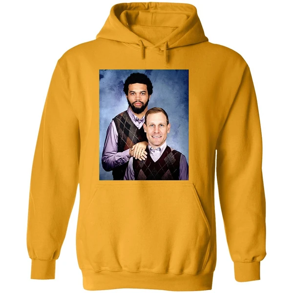 Caleb Williams And Ben Johnson Step Brothers Chicago Bears Hoodie