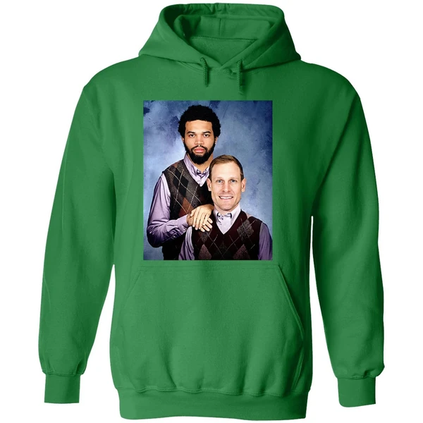 Caleb Williams And Ben Johnson Step Brothers Chicago Bears Hoodie - Image 2