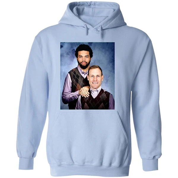 Caleb Williams And Ben Johnson Step Brothers Chicago Bears Hoodie - Image 4