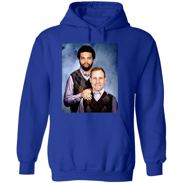 Caleb Williams And Ben Johnson Step Brothers Chicago Bears Hoodie - Image 7