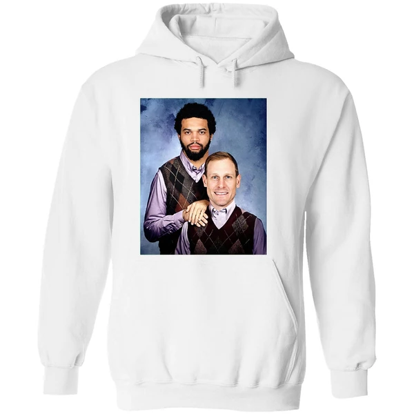 Caleb Williams And Ben Johnson Step Brothers Chicago Bears Hoodie - Image 8