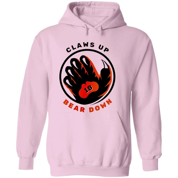 Caleb Williams Chicago Bears Claws Up Bear Down Hoodie - Image 5