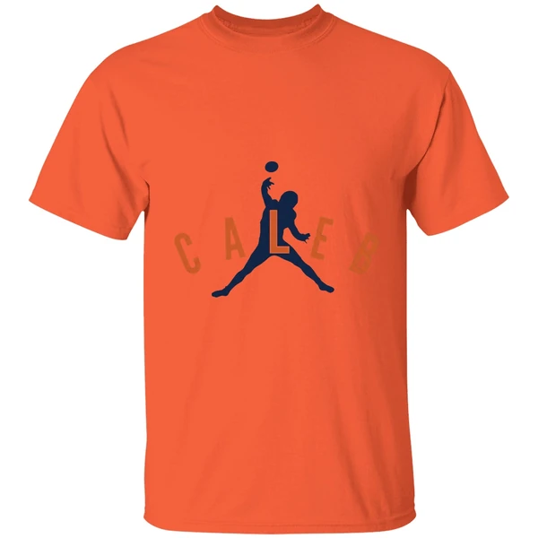 caleb williams chicago bears football shirt orange