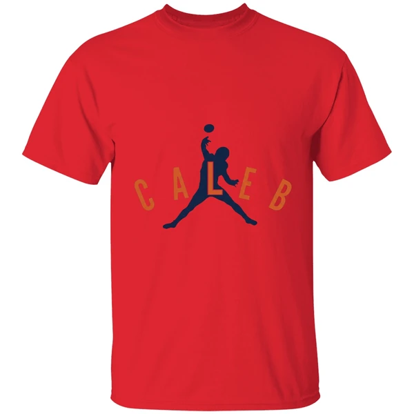 caleb williams chicago bears football shirt red