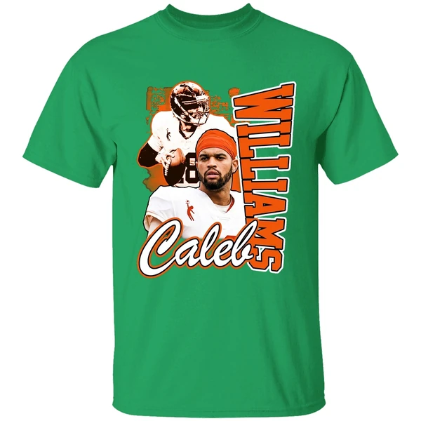 Caleb Williams Chicago Bears Quarterback Graphic Shirt - Image 2