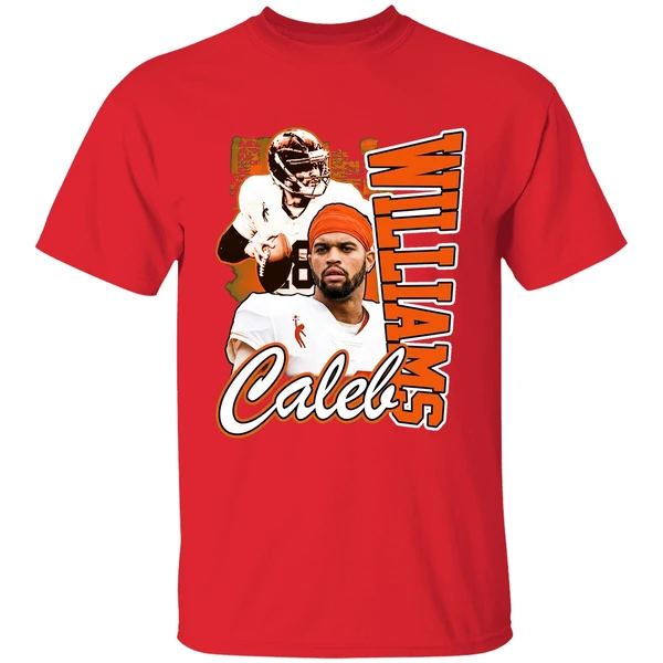 Caleb Williams Chicago Bears Quarterback Graphic Shirt - Image 7