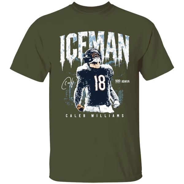 Caleb Williams Chicago Iceman Signature Shirt - Image 4
