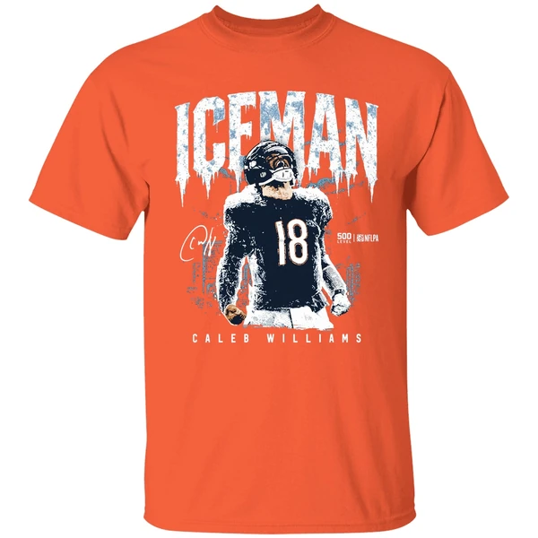 Caleb Williams Chicago Iceman Signature Shirt - Image 6