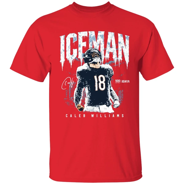 Caleb Williams Chicago Iceman Signature Shirt - Image 7