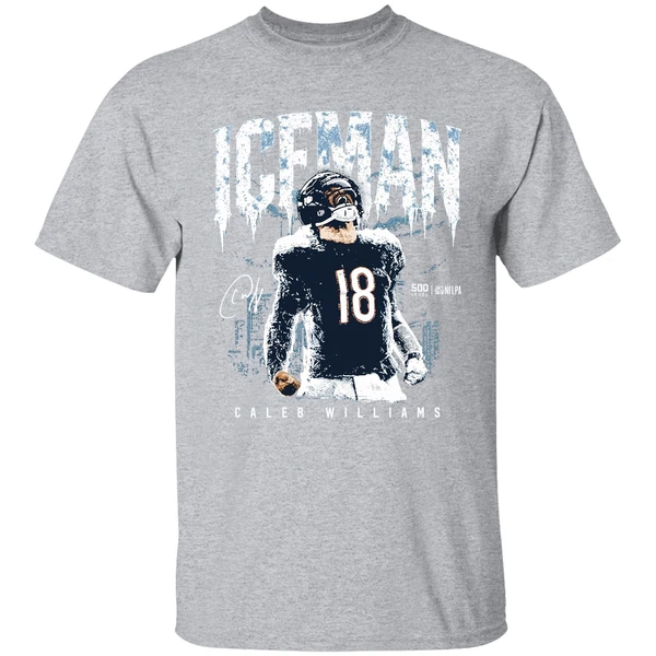 Caleb Williams Chicago Iceman Signature Shirt - Image 9