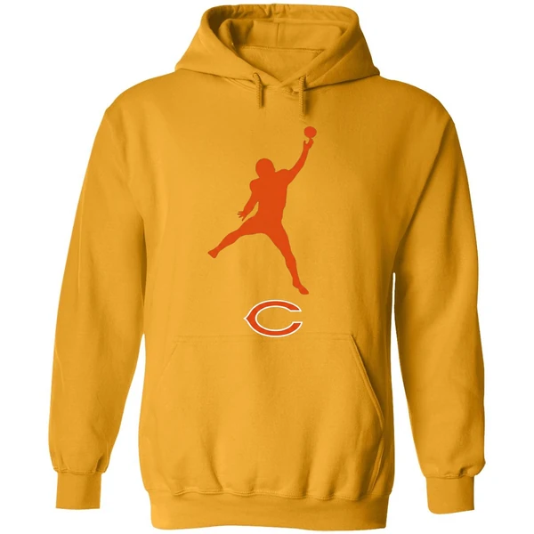 Caleb Williams The Iceman Chicago Bear Logo Hoodie