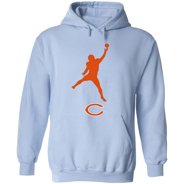 Caleb Williams The Iceman Chicago Bear Logo Hoodie - Image 4