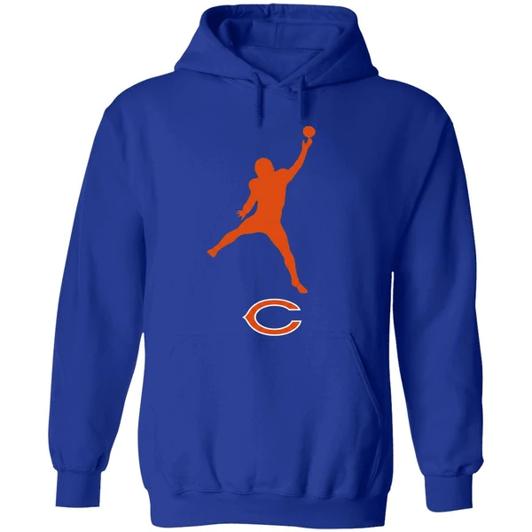 Caleb Williams The Iceman Chicago Bear Logo Hoodie - Image 7