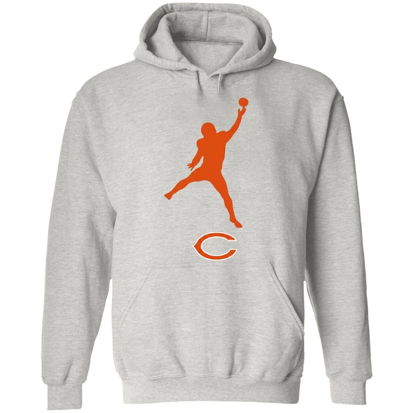 Caleb Williams The Iceman Chicago Bear Logo Hoodie - Image 9