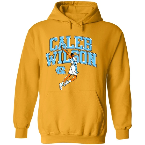 Caleb Wilson Player Pose Basketball North Carolina Tar Heels Hoodie