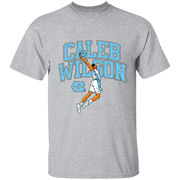 Caleb Wilson Player Pose Basketball North Carolina Tar Heels Shirt