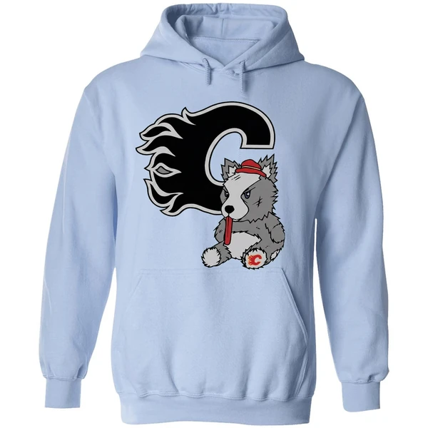 Calgary Flames Harvey The Hound Mascot Hoodie - Image 4