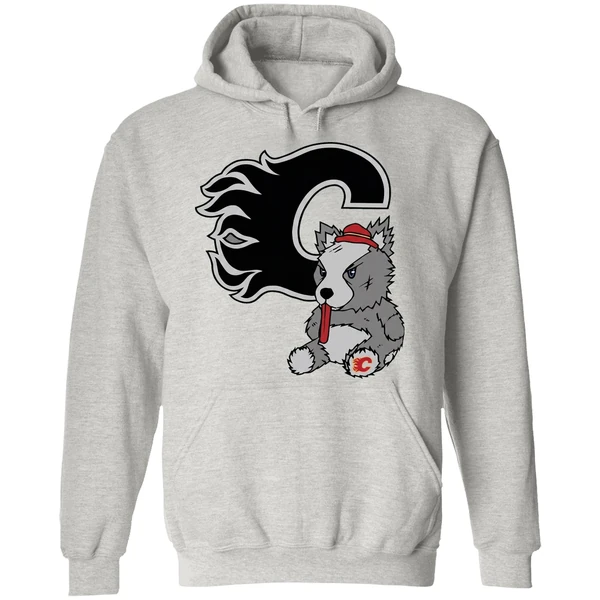 Calgary Flames Harvey The Hound Mascot Hoodie - Image 9