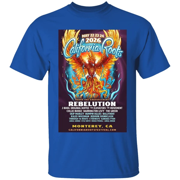 California Roots Monterey Ca May 22 24 2026 Tour Shirt - Image 5