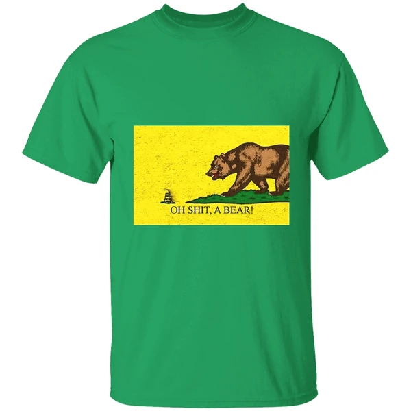 California State Vs Snake Garden Flag Oh Shit A Bear Shirt - Image 8