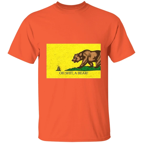 California State Vs Snake Garden Flag Oh Shit A Bear Shirt - Image 5