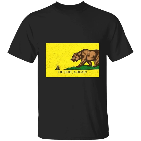 California State Vs Snake Garden Flag Oh Shit A Bear Shirt - Image 9