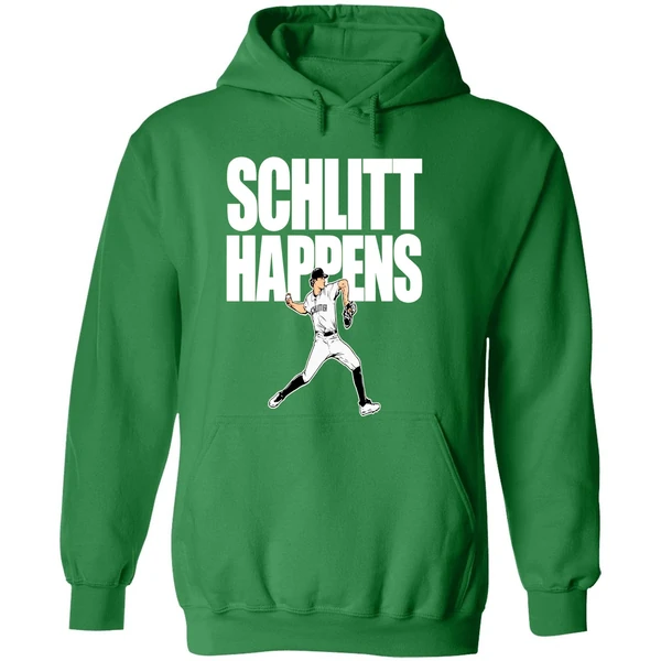 Cam Schlittler New York Yankees Baseball Schlitt Happens Hoodie - Image 2