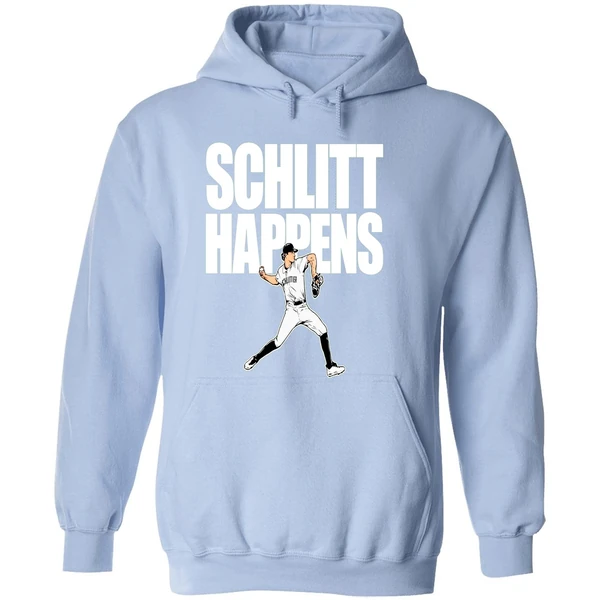 Cam Schlittler New York Yankees Baseball Schlitt Happens Hoodie - Image 4
