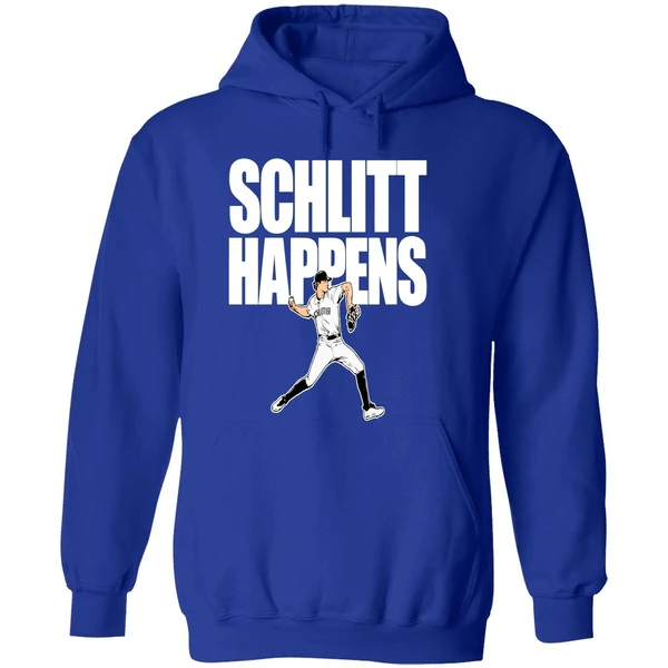 Cam Schlittler New York Yankees Baseball Schlitt Happens Hoodie - Image 7